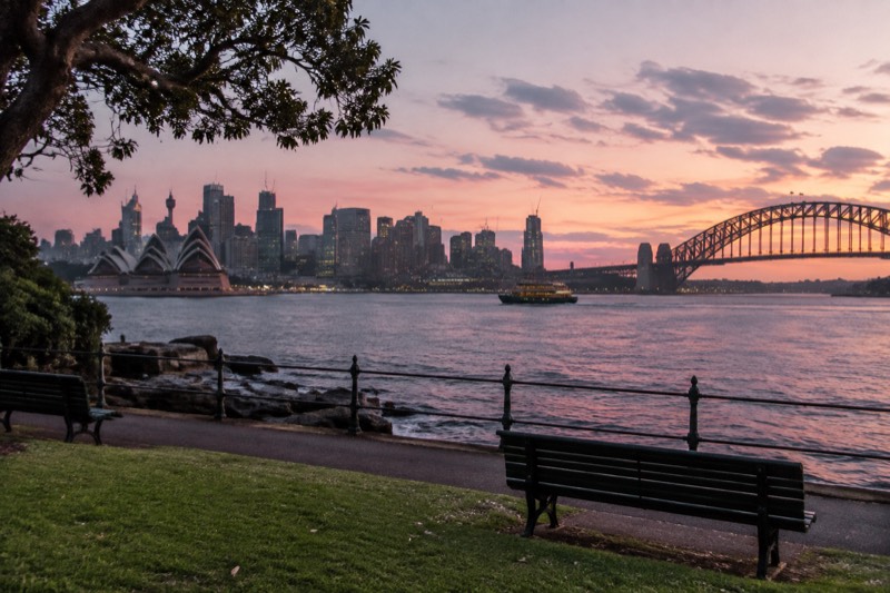 Sydney NYE fireworks public vantage points
