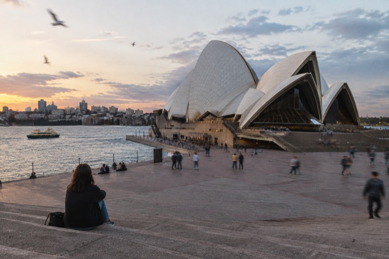 Sydney Opera House exterior and forecourt