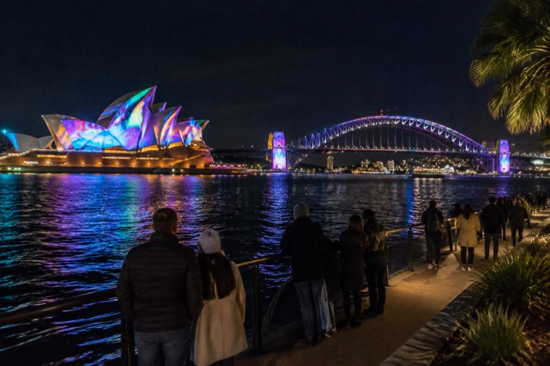 Vivid Sydney (outdoor light walk)
